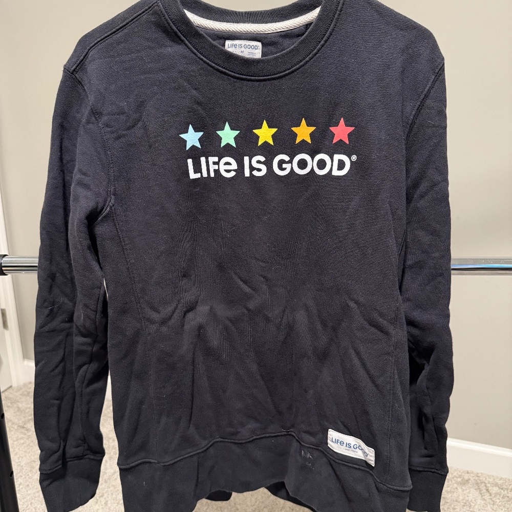 Life Is Good crewneck